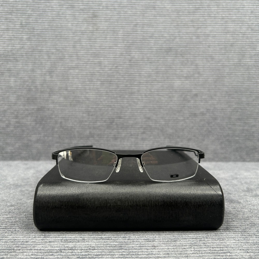Oakley Halftrack Matte Black Y2k Eyeglasses OX3109-0148 48-18-140 Semi Rimless